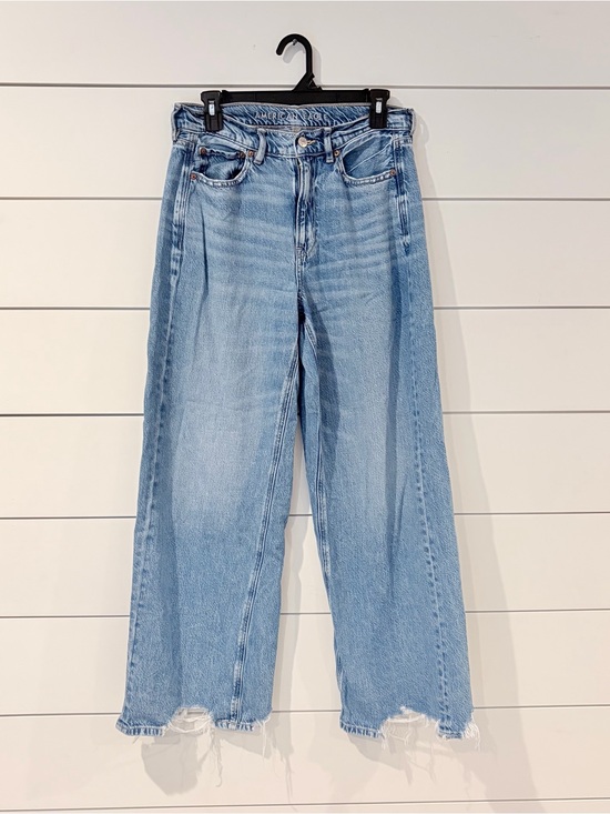 American Eagle Outfitters Denim - American Eagle Baggy Wide Leg Jeans Y2K Coastal Cowgirl Grungecore 8